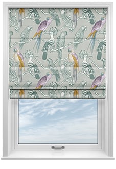 Aviary, Caribou - Twist&Fit Roman Blind